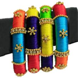 Silk Thread Bangle Designs