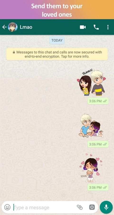 Couples Stickers - Studio3 - WAStickerApps screenshot 1