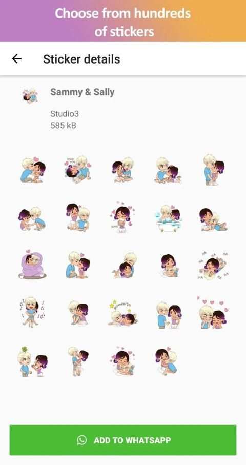 Couples Stickers - Studio3 - WAStickerApps स्क्रीनशॉट 4