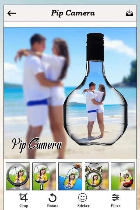PIP Camera - Beauty Camera स्क्रीनशॉट 4