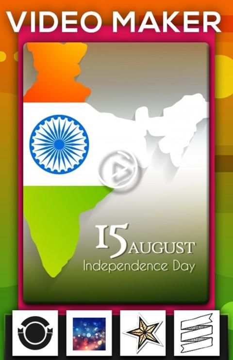 15 August Video Maker स्क्रीनशॉट 2