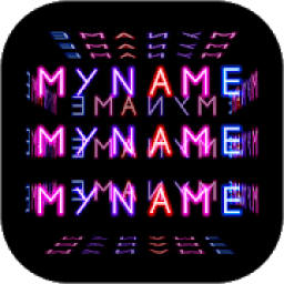 3D My Name Cube Live Wallpaper أيقونة