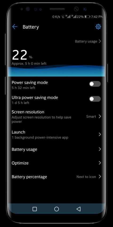 Pixel pie Dark Theme - free theme for huawei screenshot 5