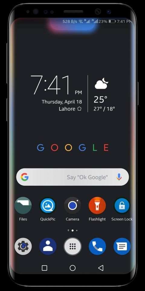 Pixel pie Dark Theme - free theme for huawei screenshot 8