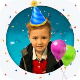 Birthday Greeting Photo Frame - WishJoy आइकन