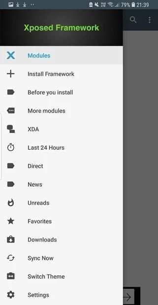 Xposed Installer screenshot 1