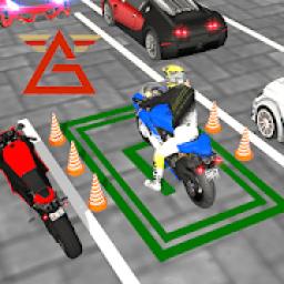 Super Bike Parking-Motorcycle Racing Games 2018 आइकन