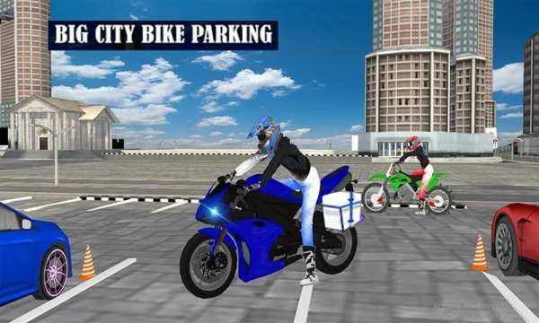 Super Bike Parking-Motorcycle Racing Games 2018 स्क्रीनशॉट 2