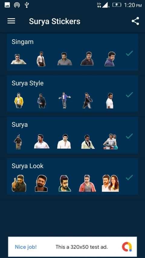 Surya Stickers स्क्रीनशॉट 3