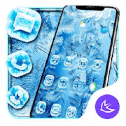 Ice Flower APUS Launcher theme