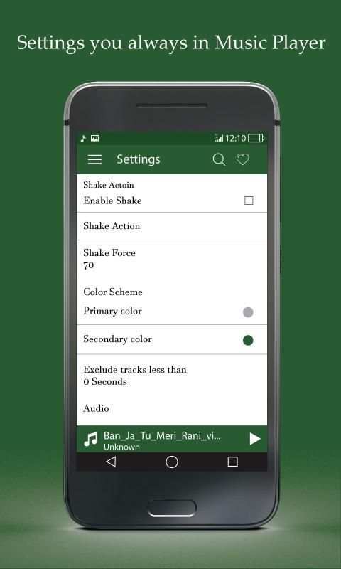 Mp3 Music Player - Audio Player स्क्रीनशॉट 3