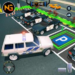 Street Police Car Parking 3D-Multi-Level Car Games