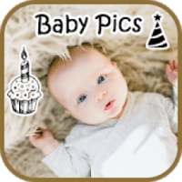 Cute Baby Pics - Baby Collage Photo Editor