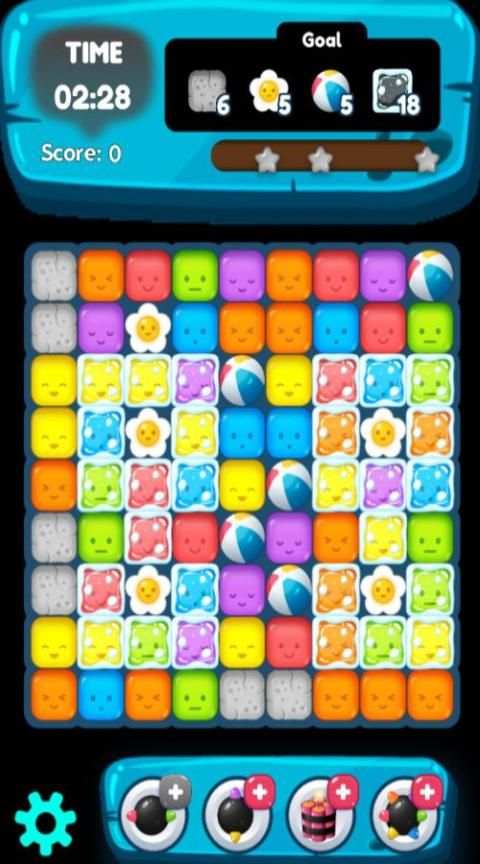 Cube Candy - Cube Candy Blasting Game स्क्रीनशॉट 1