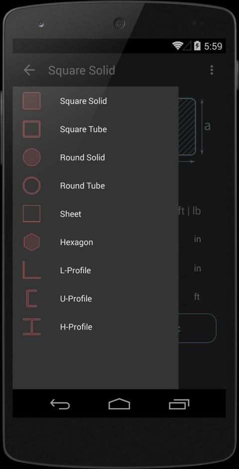 Steel Weight Calculator screenshot 4