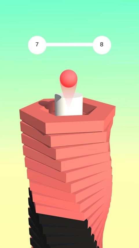 Stack Falling Ball स्क्रीनशॉट 1