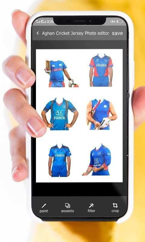 Afghan Cricket Jersey - Photo Editor For World Cup स्क्रीनशॉट 1