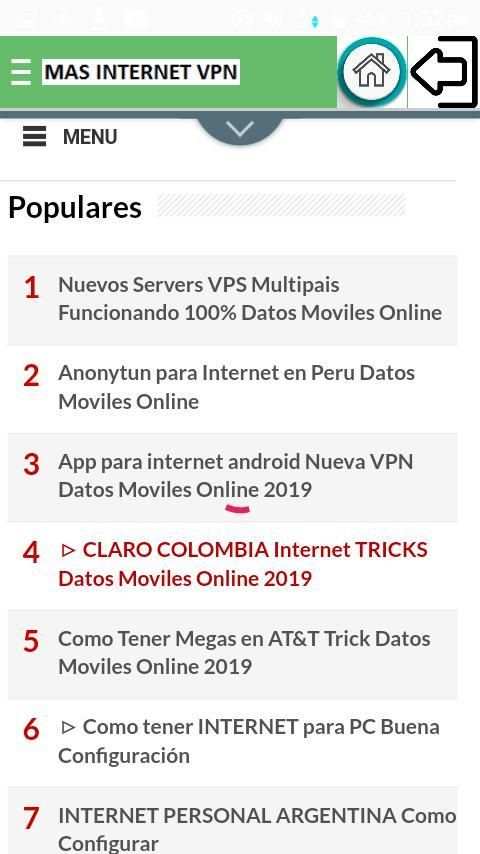 Mas Internet Vpn स्क्रीनशॉट 1