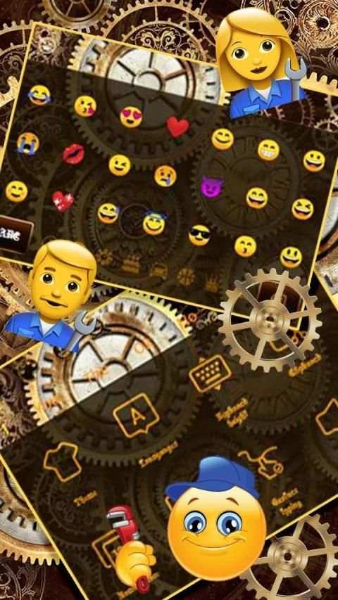 Golden Mechanical Keyboard स्क्रीनशॉट 1