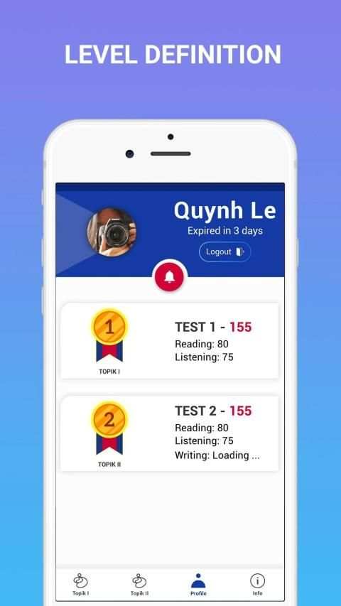 Topik - Test Korean language screenshot 1