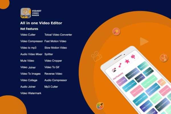 VidArt Video Maker - Slideshow maker & VideoEditor स्क्रीनशॉट 1