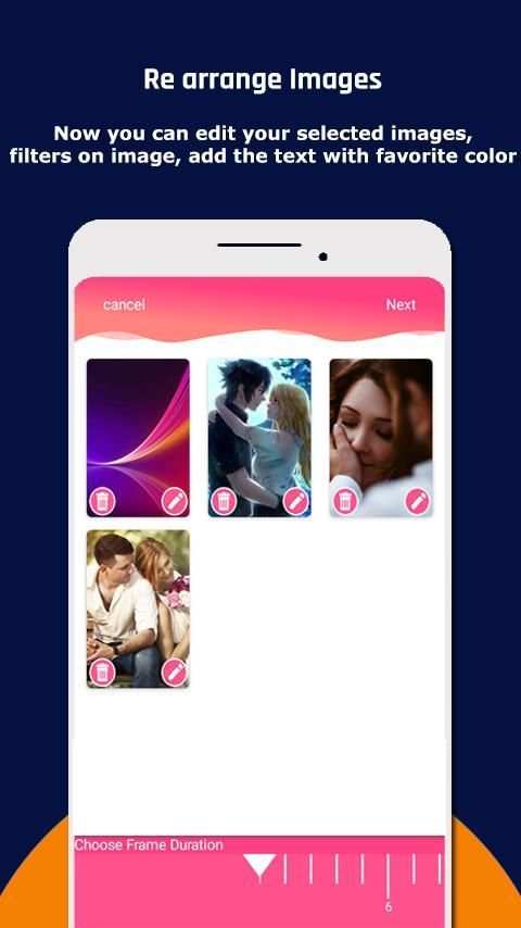 VidArt Video Maker - Slideshow maker & VideoEditor स्क्रीनशॉट 5