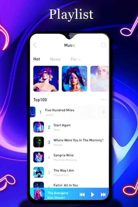 Music Player Galaxy M20 screenshot 2