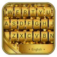 Classic Gold Diamond Keyboard Theme