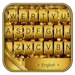 Classic Gold Diamond Keyboard Theme आइकन