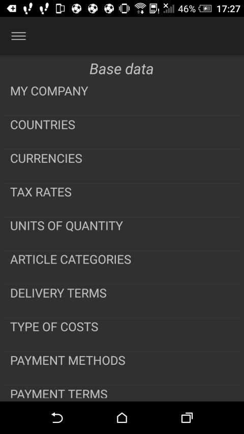 Portable Invoices screenshot 2