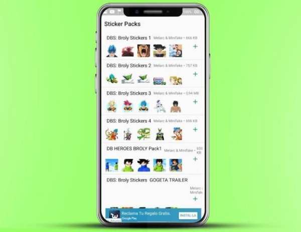 Dragon - Ball Super: BROLY (Stickers for WhatsApp) screenshot 1