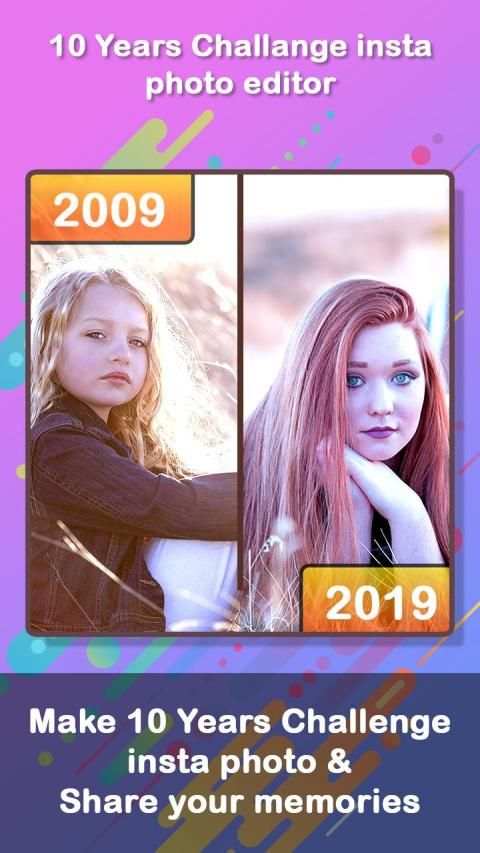 10 Year Challenge Maker Insta Photo Editor screenshot 1