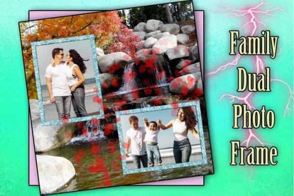 Family dual photo frame screenshot 2