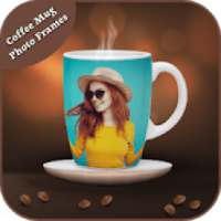 Coffee Mug Photo Frame - Picture On Cup With Name