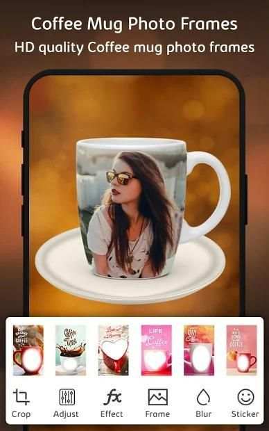 Coffee Mug Photo Frame - Picture On Cup With Name screenshot 1