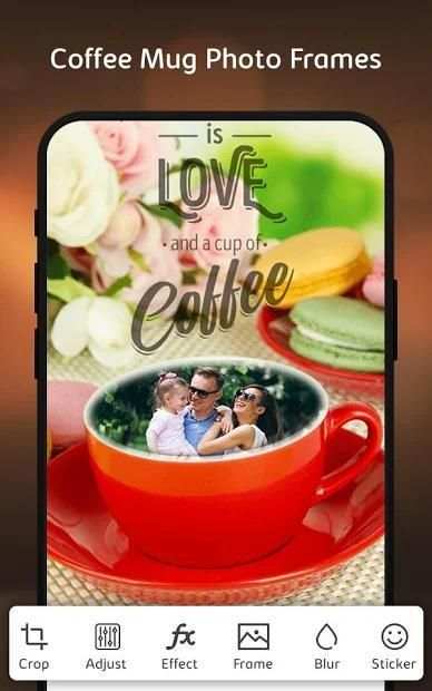 Coffee Mug Photo Frame - Picture On Cup With Name screenshot 2