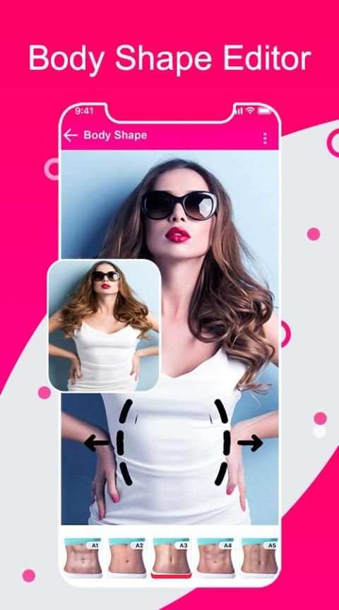 Girl Body Shape Photo Editor : Body Curve Effects 2 تصوير الشاشة