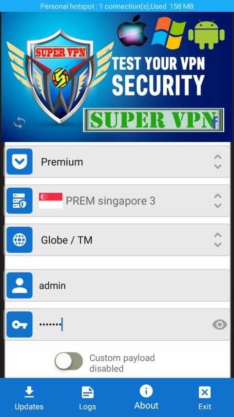 super ph vpn 1 تصوير الشاشة