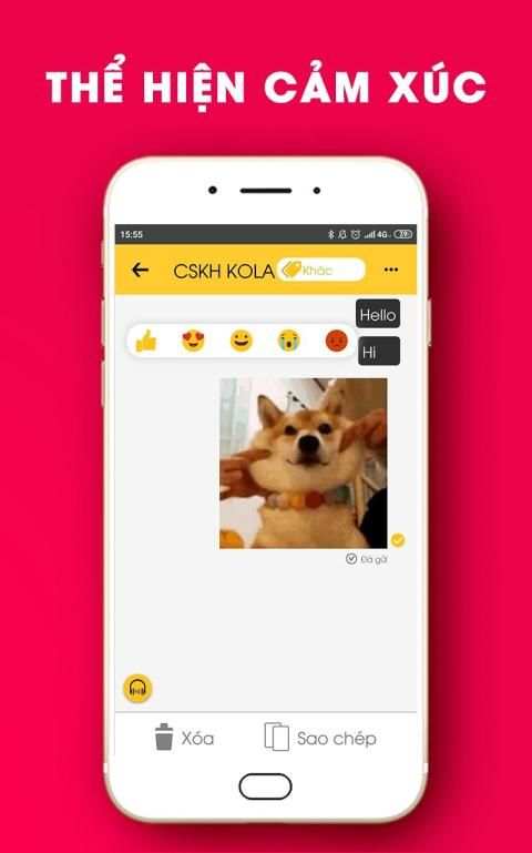 Kola Messenger: Chat phê pha kết bạn thả ga! screenshot 2