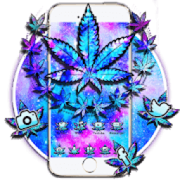 ikon Colorful Weed Themes HD Wallpapers Launcher 3D