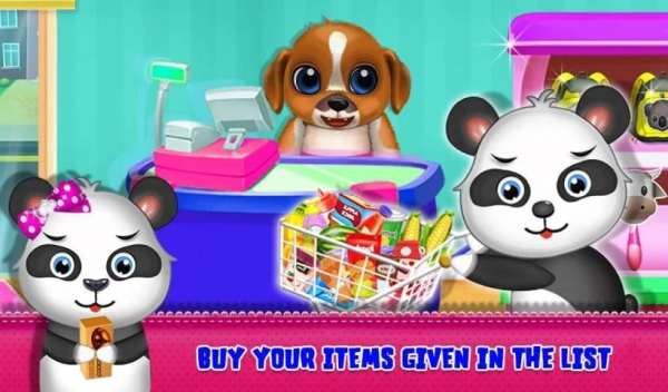 Panda's Supermarket Shopping Fun screenshot 4