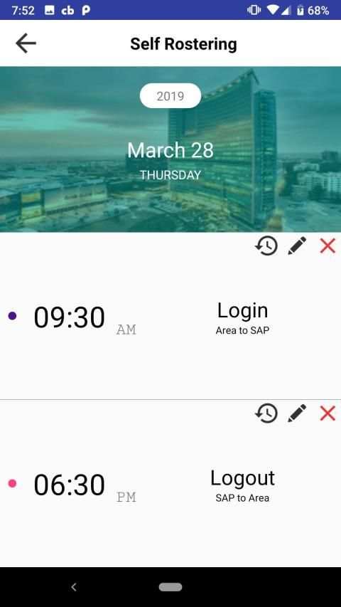 Koch Corporate Traveller App скриншот 1