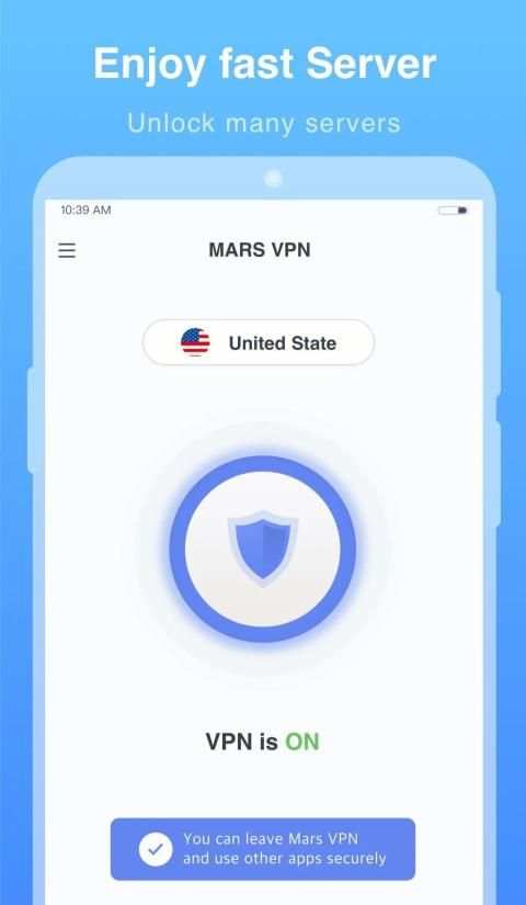 Mars VPN स्क्रीनशॉट 1