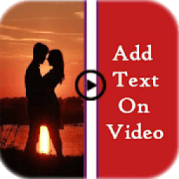Add Text to Video (Video per name likhe) icon