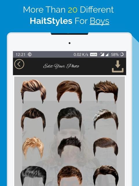 Boys HairStyle Photo Editor screenshot 2