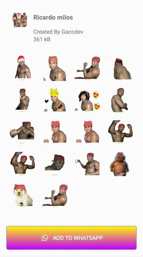 Sticker Wa Ricardo Millos screenshot 3