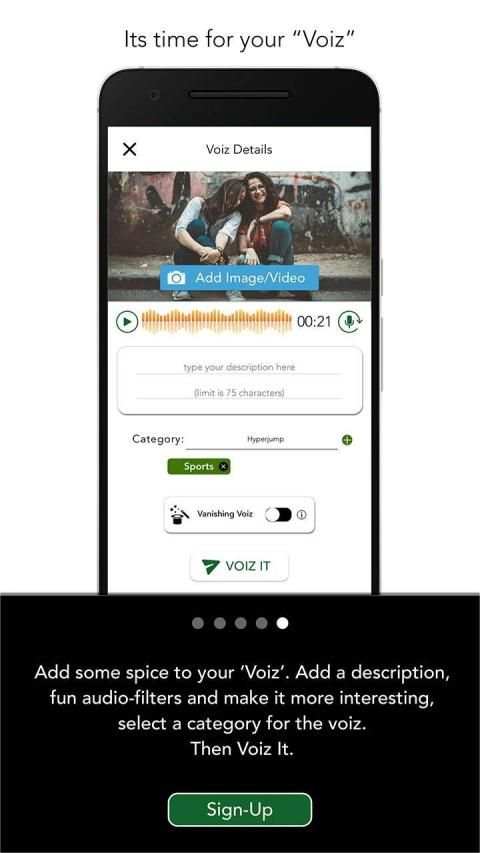 TheVoizApp स्क्रीनशॉट 1