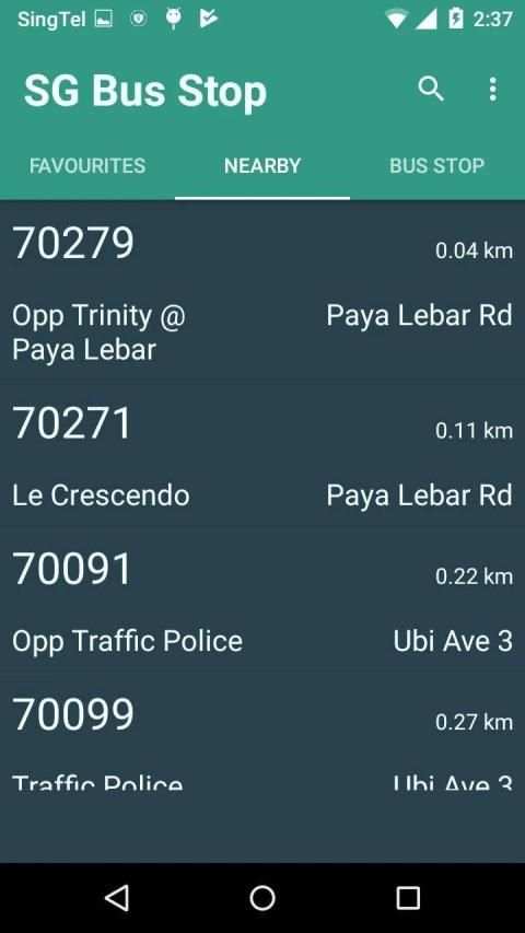 SG Bus Stop screenshot 2