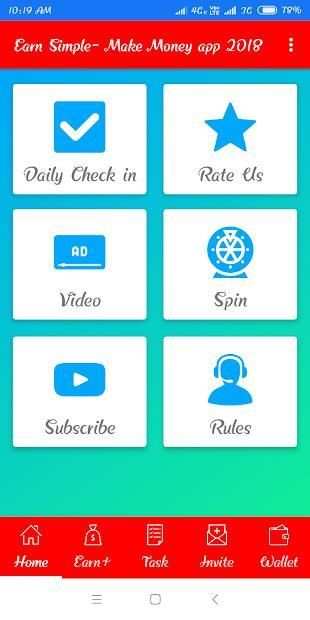 Earn Simple-Make Money app 2018 स्क्रीनशॉट 3