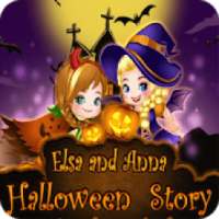 Elsas And Annan Halloween - dress up games